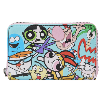 Cartoon Network Retro Collage Zip Around Wallet, Image 1